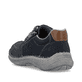 Blaue Rieker Herren Schnürschuhe 03030-14 mit Reißverschluss sowie Extraweite H. Schuh von hinten.
