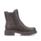 Dunkelbraune Rieker Damen Chelsea Boots 72660-25 mit einem Reißverschluss. Schuh Innenseite.