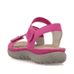 Rosane Rieker Damen Trekkingsandalen 64870-31 mit einem Klettverschluss. Schuh von hinten.