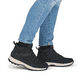 Blaue Rieker Herren Schnürstiefel U1671-14 aus Rauleder. Schuh am Fuß.