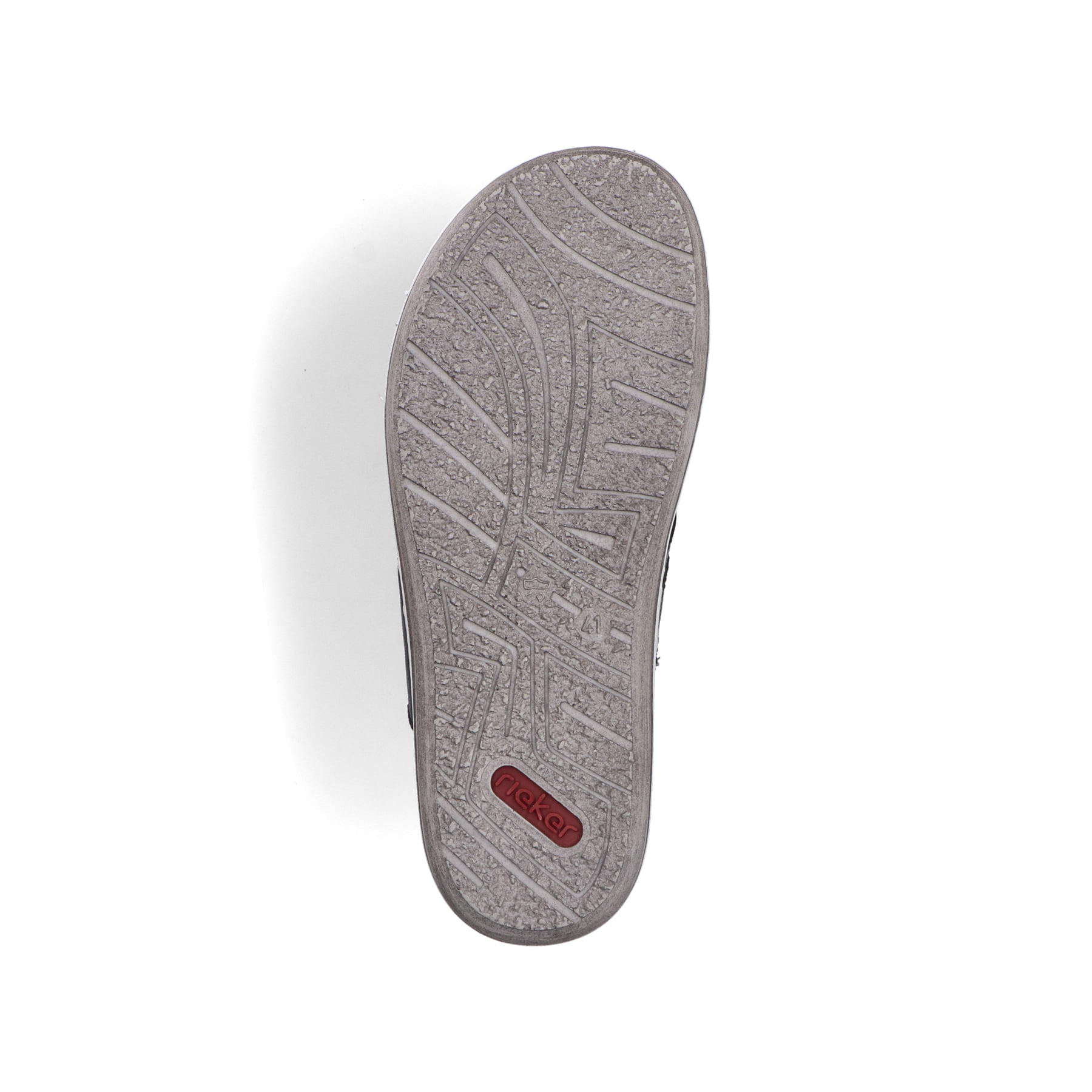 Schwarze Rieker Herren Pantoletten 21082-00 mit der Komfortweite G. Schuh Laufsohle.