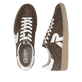 Braune Rieker Sport Herren Sneaker Low U2200-24. Schuh von oben, liegend.