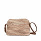 Rieker Handtasche H1510-60 in Beige mit Reißverschluss und kleinen Innenfächern. Getragen.