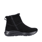 Schwarze Rieker Damen Kurzstiefel 42170-00 mit wasserabweisender TEX-Membran. Schuh Innenseite.