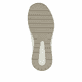 Chaussures à lacets Rieker blanches femme N9504-80 avec fermeture éclair. Semelle extérieure de la chaussure.