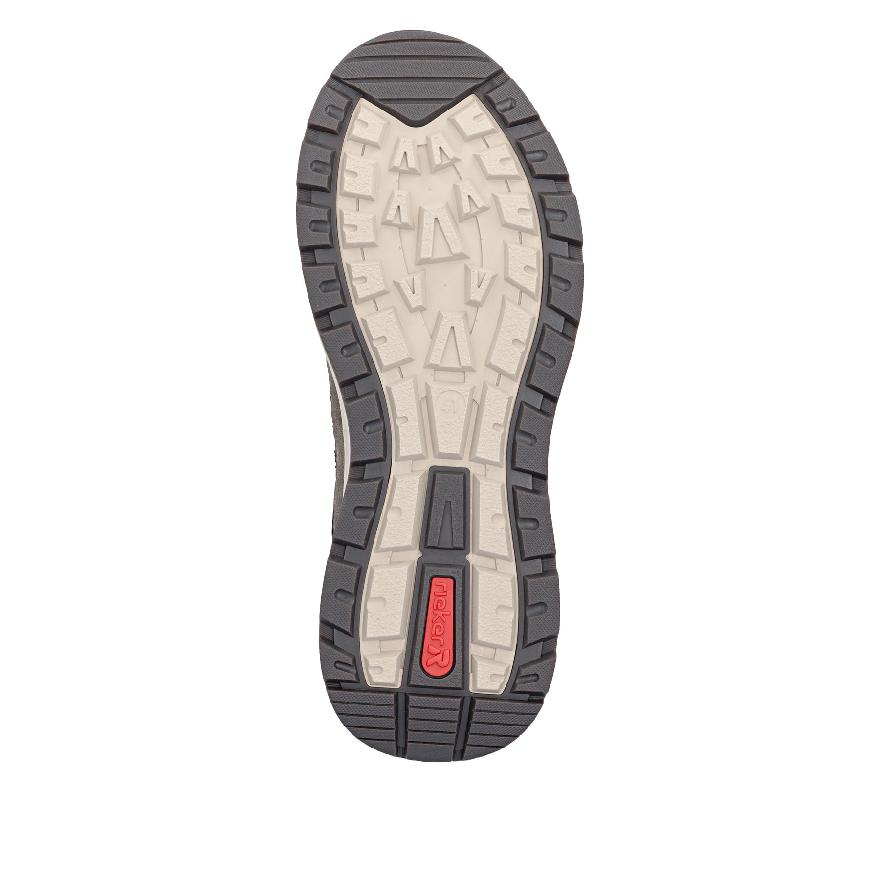 Dunkelbraune Rieker Herren Slipper 06155-25 mit wasserabweisender TEX-Membran. Schuh Laufsohle.