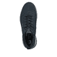 Dunkelblau-schwarze Rieker Herren Sneaker High B9303-14 aus Rauleder. Schuh von oben.