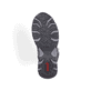 Schieferblaue Rieker Damen Schnürschuhe M9601-14 mit Schnürung sowie einer Profilsohle. Schuh Innenseite