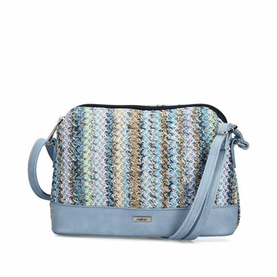 Rieker Handtasche H1510-60 in Beige mit Reißverschluss und kleinen Innenfächern. Getragen.