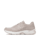 Beige Rieker Sport Damen Sneaker Low W4201-60. Schuh Außenseite.