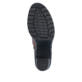 Dunkelbraune Rieker Damen Stiefeletten Y2567-22 aus Glattleder. Schuh Laufsohle.