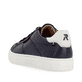 Blaue Rieker Herren Sneaker Low U0704-14 mit TR-Sohle mit leichtem EVA-Inlet. Schuh von hinten.