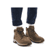 Braune Rieker Herren Schnürstiefel 11020-24 mit wasserabweisender TEX-Membran. Schuh am Fuß.