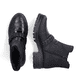 Beigebraune Rieker Damen Chelsea Boots 76863-64 mit einer robusten Profilsohle. Schuh Innenseite