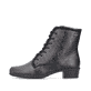 Kupferbraune Rieker Damen Stiefeletten Y0702-24 mit Schnürung und Reißverschluss. Schuh Innenseite