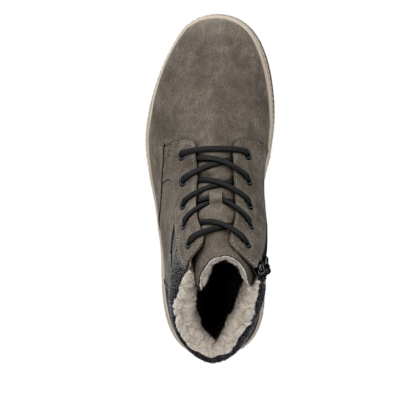 Braune Rieker Herren Schnürstiefel 38542-25 mit wasserabweisender TEX-Membran. Schuh Laufsohle.