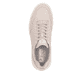 Rosane Rieker Damen Sneaker Low W1101-31 mit einer Schnürung. Schuh von oben.