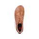 Karamellbraune Rieker Damen Schnürschuhe 52532-24 mit einer schockabsorbierenden Sohle. Schuh von oben