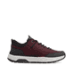 Baskets basses Rieker rouges pour hommes 06103-35 avec membrane RiekerTEX. Côté intérieur de la chaussure.