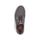 Chaussons Rieker gris pour homme B5252-45 avec bande élastique. Chaussure vue de dessus.