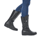 Cremebeige Rieker Damen Chelsea Boots Y4592-60 mit einer schockabsorbierenden Sohle. Schuh Innenseite