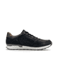 Blaue Rieker Herren Sneaker Low U0311-14 mit Schnürung sowie Komfortweite G 1/2. Schuh Innenseite.