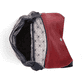 Sac à dos Rieker H1357-14 en bleu et rouge avec détails colorés, fermeture éclair et poche pour téléphone portable. Ouvert.