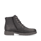 Kaffeebraune Rieker Herren Schnürstiefel 33121-25 mit Schnürung und Reißverschluss. Schuh Innenseite