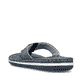 Blaue Rieker Herren Zehentrenner 21043-14 mit der Komfortweite G. Schuh von hinten.