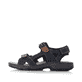 Meeresblaue Rieker Herren Trekkingsandalen 26158-14 mit einem Klettverschluss. Schuh Außenseite.