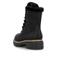 Königsblaue Rieker Damen Biker Boots 72621-14 mit Schnürung und Reißverschluss. Schuh Innenseite