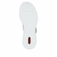 Beige Rieker Ballerinas N4299-90 mit metallischem Finish sowie Klettverschluss. Schuh Laufsohle.