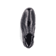 Schwarze Rieker Herren Kurzstiefel 33160-00 aus Glattleder. Schuh von oben.