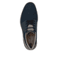 Blaue Rieker Herren Slipper 14459-14 mit einem Gummizug sowie Komfortweite G 1/2. Schuh von oben.