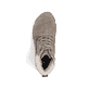 Grau-beige Rieker Damen Schnürstiefel 45925-25 mit wasserabweisender TEX-Membran. Schuh von oben.
