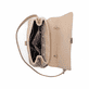 Rieker Damen Handtasche H1605-60 in Sandbeige aus Kunstleder mit Reißverschluss. Handtasche getragen.