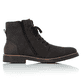 Nussbraune Rieker Herren Schnürstiefel 33640-25 mit Schnürung und Reißverschluss. Schuh Innenseite