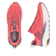 Rote Rieker Sport Damen Sneaker Low W4501-33. Schuh von oben, liegend.