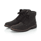 
Nussbraune Rieker Herren Schnürstiefel 33640-25 mit Schnürung und Reißverschluss. Schuhpaar schräg.