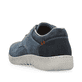 Himmelblaue Rieker Herren Schnürschuhe 03501-12 mit der Extraweite H. Schuh von hinten.