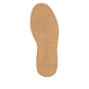 Beige waschbare Rieker Herren Slipper U1103-62 mit einer super leichten Sohle. Schuh Außenseite gespiegelt.
