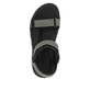 Grüne waschbare Rieker Herren Trekkingsandalen 20805-54 mit Klettverschluss. Schuh von oben.