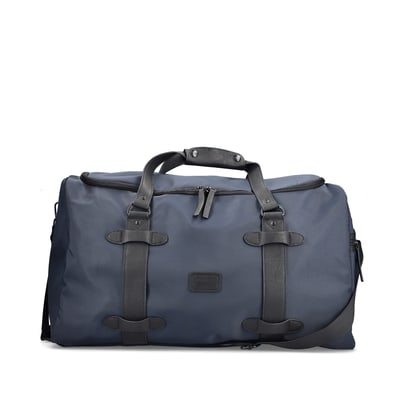 Rieker Reisetasche H5250-14 in Blau mit Reißverschluss und Tragegurten. Vorderseite.