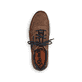 
Karamellbraune Rieker Herren Sneaker Low B2114-24 mit Schnürung und Reißverschluss. Schuh von oben