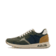 Grüne Rieker Herren Sneaker Low B1000-54 mit Rieker Air Sohlenfenster. Schuh Außenseite.
