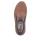 
Holzbraune Rieker Herren Slipper 14362-24 mit einer schockabsorbierenden Sohle. Schuh von oben
