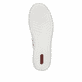 Baskets basses Rieker argent pour femme N0900-90 avec motif floral. Semelle extérieure de la chaussure.