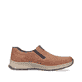 Holzbraune Rieker Herren Slipper 14362-24 mit einer schockabsorbierenden Sohle. Schuh Innenseite