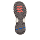 Dunkelbraun-beige Rieker Damen Schnürstiefel Z3901-25 mit dem Glacier Grip. Schuh Laufsohle.