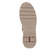 Weiße Rieker Damen Slipper N2162-80 mit Gummischnürung sowie geprägtem Logo. Schuh Außenseite gespiegelt.